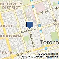 Map Toronto, ON M5T1G2, Canada
