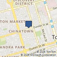 Map Toronto, ON M5T1G7, Canada