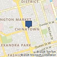 Map Toronto, ON M5T1G9, Canada