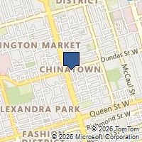 Map Toronto, ON M5T1H1, Canada