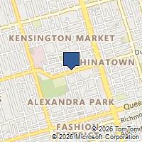 Map Toronto, ON M5T1H7, Canada