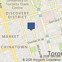 Map Toronto, ON M5T1L2, Canada