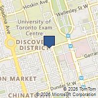 Map Toronto, ON M5T1P7, Canada