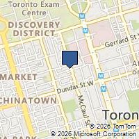 Map Toronto, ON M5T1W4, Canada