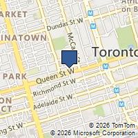 Map Toronto, ON M5T1X3, Canada