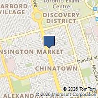 Map Toronto, ON M5T2G3, Canada