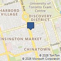 Map Toronto, ON M5T2G6, Canada