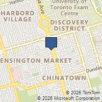 Map Toronto, ON M5T2G7, Canada