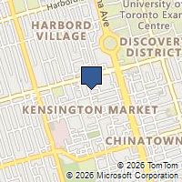 Map Toronto, ON M5T2M2, Canada