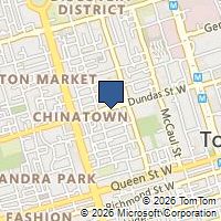 Map Toronto, ON M5T2W4, Canada