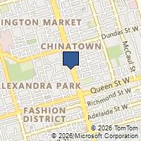 Map Toronto, ON M5T3B3, Canada