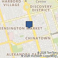 Map Toronto, ON M5T3K7, Canada