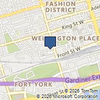 Map Toronto, ON M5V1C3, Canada