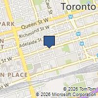Map Toronto, ON M5V1J5, Canada
