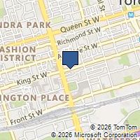 Map Toronto, ON M5V1K1, Canada