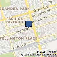 Map Toronto, ON M5V1L9, Canada