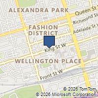 Map Toronto, ON M5V1M3, Canada