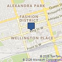 Map Toronto, ON M5V1M6, Canada