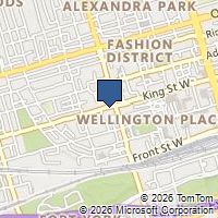 Map Toronto, ON M5V1M9, Canada