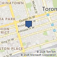 Map Toronto, ON M5V1R4, Canada