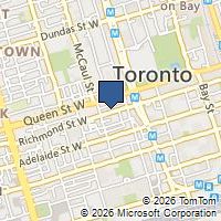Map Toronto, ON M5V1V6, Canada