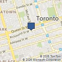 Map Toronto, ON M5V1W2, Canada