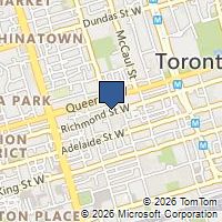Map Toronto, ON M5V1X2, Canada