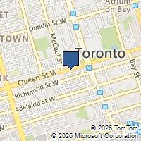 Map Toronto, ON M5V1Z4, Canada