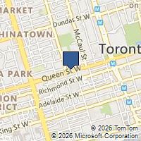 Map Toronto, ON M5V1Z8, Canada