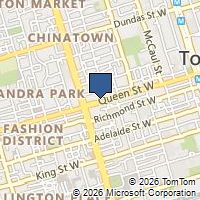 Map Toronto, ON M5V2A2, Canada