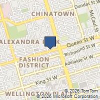 Map Toronto, ON M5V2A7, Canada