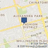 Map Toronto, ON M5V2B5, Canada