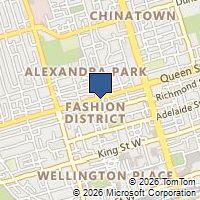 Map Toronto, ON M5V2B6, Canada