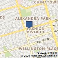 Map Toronto, ON M5V2B7, Canada