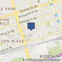 Map Toronto, ON M5V2G3, Canada