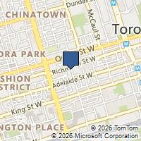 Map Toronto, ON M5V2G7, Canada