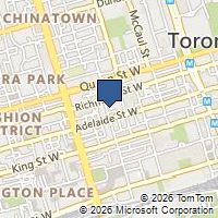 Map Toronto, ON M5V2H1, Canada