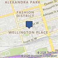 Map Toronto, ON M5V2M9, Canada