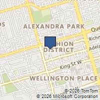 Map Toronto, ON M5V3B1, Canada