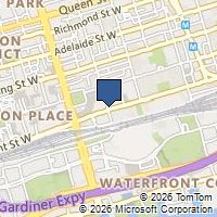 Map Toronto, ON M5V3B7, Canada