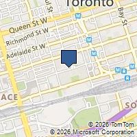 Map Toronto, ON M5V3C7, Canada