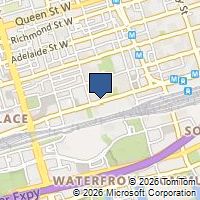 Map Toronto, ON M5V3G5, Canada