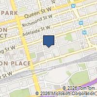 Map Toronto, ON M5V3P5, Canada