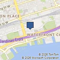 Map Toronto, ON M5V3V1, Canada