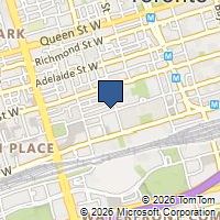 Map Toronto, ON M5V3W1, Canada
