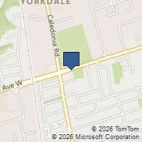 Map Toronto, ON M6A1E1, Canada