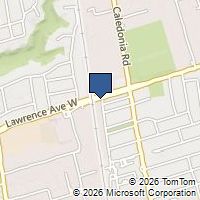 Map Toronto, ON M6A1E2, Canada