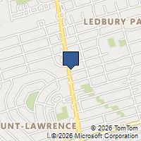 Map Toronto, ON M6A2B7, Canada