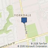 Map Toronto, ON M6A2W5, Canada