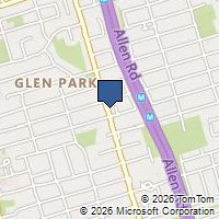 Map Toronto, ON M6B3J3, Canada